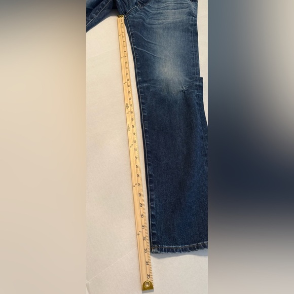 AG Jeans Men's The Matchbox Slim Straight Distressed Blue Jeans Size 33x33 - Picture 5 of 11